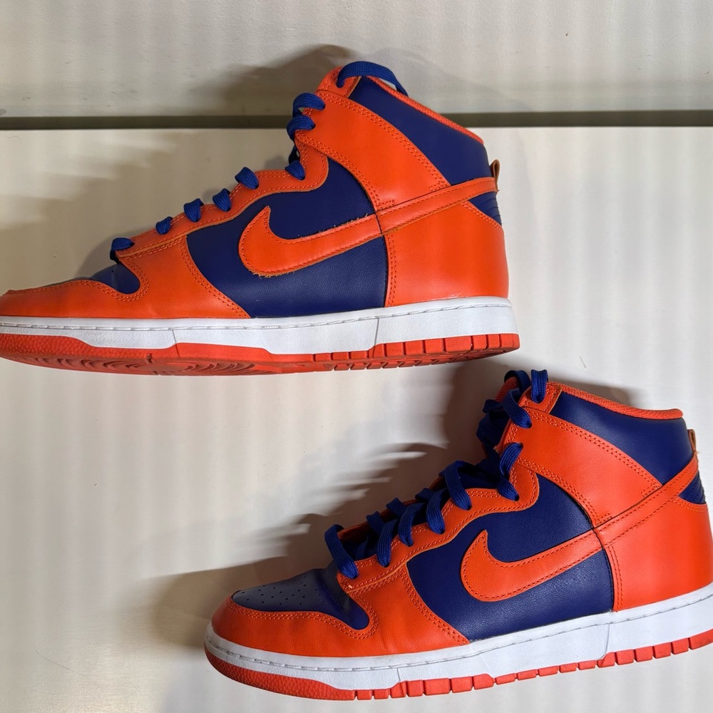 Nike Dunk High Retro Knicks Orange Deep Royal Blue DD1399-800 Size 12 - Picture 7 of 7